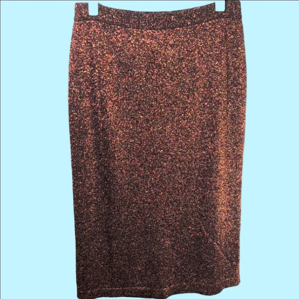Vintage Regency Collection for Joyce Elegant Black And Gold Women's Skirt